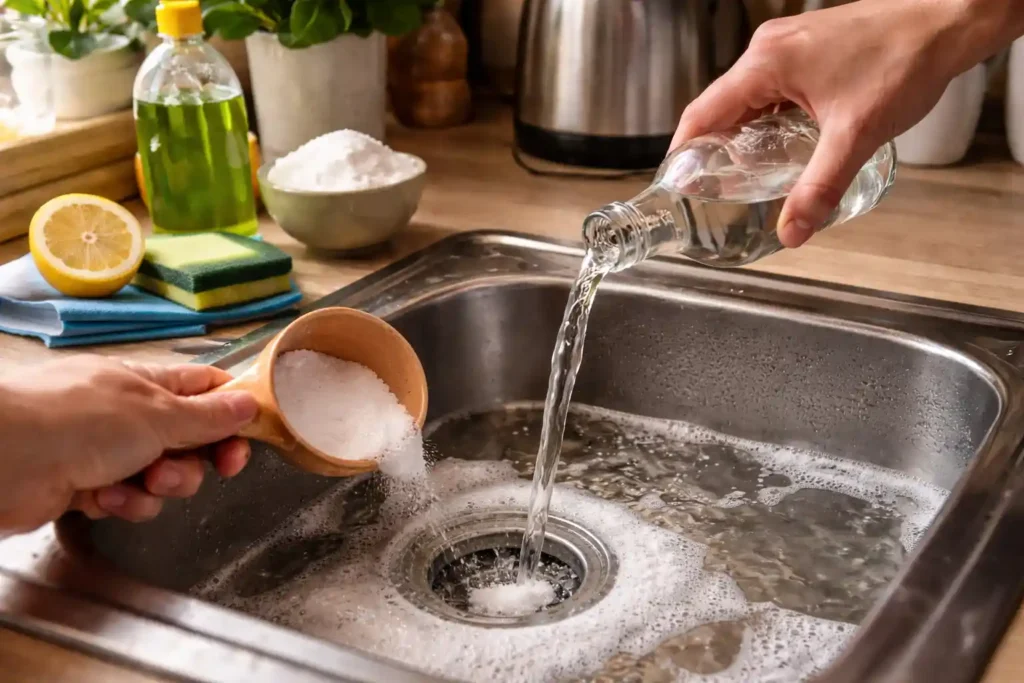 cleaning kitchen sink drain gold coast