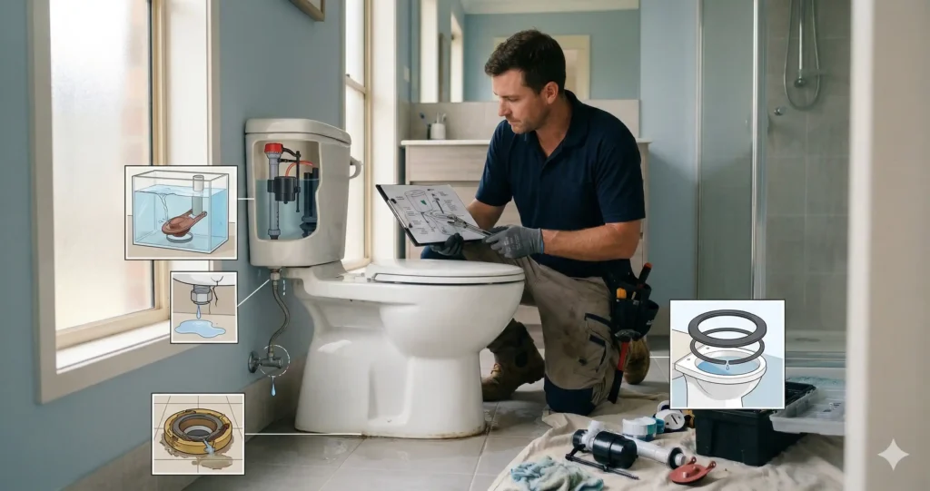 Toilet Leak Repair Service in gold coast